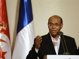 Tunisian President Marzouki has called on Egyptian authorities to release President Morsi from detention (Reuters)