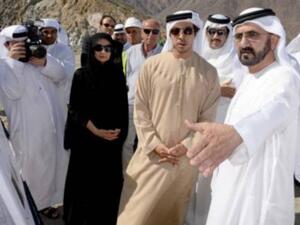 His Highness Shaikh Mohammad Bin Rashid Al Maktoum announced the housing initiative in the northern emirates Tuesday (Courtesy of Gulf News)