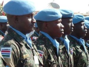 جنود من القوة المشتركة للامم المتحدة والاتحاد الافريقي في السودان