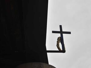  Roman Catholic cross (AFP/File Photo)	