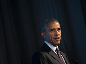 U.S. President Barack Obama speaks at the U.S.-Africa Business Forum at the Plaza Hotel, September 21, 2016 in New York City. (AFP/Drew Angerer)