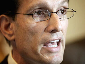 Eric Cantor, House of Representatives Majority Leader emphasizes importance of Egyptian stability to US national security.   (Photo by Chip Somodevilla/Getty Images)