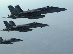  طائرة مقاتلة أمريكية تحطمت الخميس في البحر قبالة ساحل اليابان