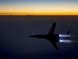 مقاتلة أمريكية تحلق في سماء شمال العراق
