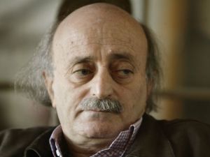 Progressive Socialist Party leader MP Walid Jumblat  says "Palestinian people in Gaza have been abandoned" (AFP/File Photo)	