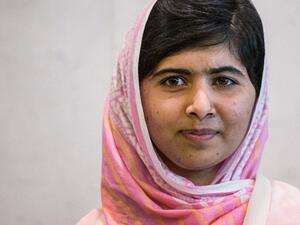 Malala acquired her A-levels in Birmingham after moving there following an attempt on her life Oct. 9, 2012, by a Taliban gunman who shot her in the head (AFP/File)