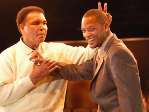 Will posted this photo of him with the legendary boxer on Facebook last week. (Facebook)