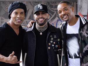 the music video included the actor Wlll Smith and the Albanian singer Era Istrefi. (Source: will smith/ Instagram)