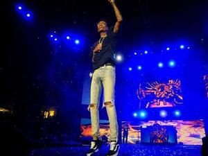 Wiz rocking the stage in Dubai. (Neeraj Murali/Khaleej Times)