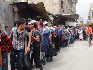 Yarmouk, formerly the largest Palestinian refugee camp in Syria, has not been accessed by the UN since Daesh took control of the area in April 2015. 