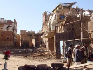 Five airstrikes on Monday hit a hospital run by Medecins Sans Frontieres in Saada, a Houthi stronghold and designated military target by Saudi Arabia. (AFP/File)