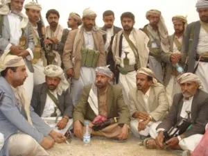 عناصر مسلحة من الحوثيين في منطقة صعدة الخاضعة لسيطرتهم شمال اليمن