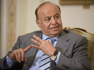 الرئيس اليمني عبد ربه منصور هادي