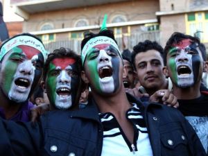 يمنيون متضامون مع غزة في صنعاء/أ.ف.ب