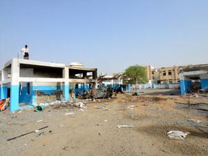 A picture taken on August 16, 2016 shows a view of a hospital operated by Doctors Without Borders (MSF) in Abs, in the rebel-held northern province of Hajja, a day after the hospital was hit by an air strike. (AFP/Stringer) A picture taken on August 16, 2016 shows a view of a hospital operated by Doctors Without Borders (MSF) in Abs, in the rebel-held northern province of Hajja, a day after the hospital was hit by an air strike. (AFP/Stringer)