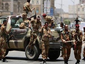 عناصر من الجيش اليمني التابع لحكومة هادي