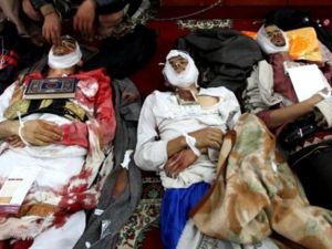 مقتل 48 شخصا من المحتجين في ساحة التغيير بجامعة صنعاء 