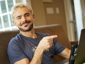 Efron plays serial killer Ted Bundy in the film (Source: zacefron / Instagram)