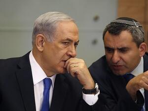 زئيف إلكين ونتنياهو