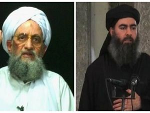 الظواهري يقول في تسجيل صوتي إنه لا يعترف بشرعية الدولة الإسلامية
