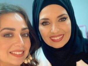 هبة مجدي برفقة جيهان نصر