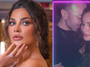 Nadine Njeim shares new picture with fiancé