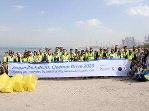 Burgan Bank Holds Successful Beach Cleanup Drive 2020