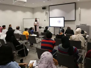 Young People Practice Debating At Qatar National Library Workshop