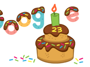 Google Celebrates its 23rd Birthday with Unique Doodle