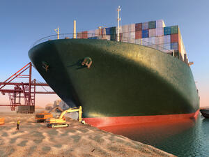Egypt Refloats Another Stranded Ship in Suez Canal Successfully