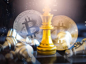 Bitcoin's Price Soars to $55K, Market Cap Tops $1T