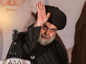الزعيم الشيعي مقتدى الصدر 