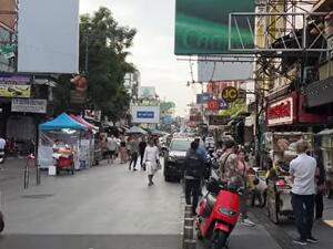 مشهد من احد شوارع بانكوك