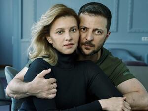 زيلينسكي وزوجته في جلسة تصوير لمجلة أزياء على وقع الحرب