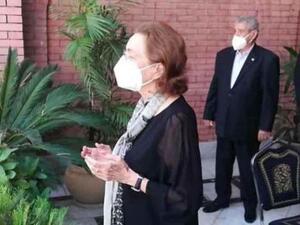 سوزان مبارك في أول ظهور بعد شائعة وفاتها