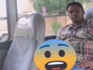 صورة مأخوذة من مقطع فيديو متحرش الكرادة
