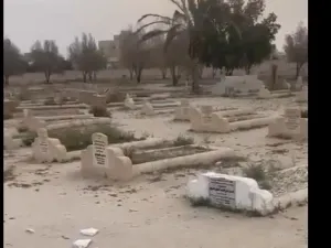 تخريب قبور شيوخ من الاسرة الحاكمة في الكويت