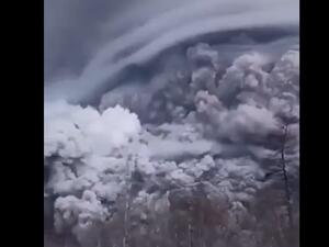 انفجار بركان شيفيلوش شرقي روسيا ينشر سحابة رماد على مسافة مئات الكيلومترات