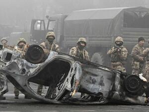 قوات حفظ سلام بيلاروسية تصل إلى كازاخستان