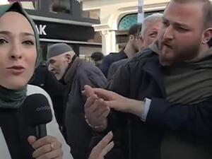 "الاعتداء" على مراسلة الجزيرة في تركيا (فيديو)