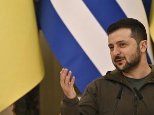 الرئيس الاوكراني فلاديمير زيلنسكي