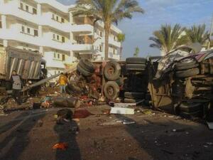 21 قتيلا بينهم اجانب في حادث سير مروع في مصر