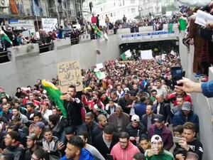 متظاهرون في الجزائر العاصمة