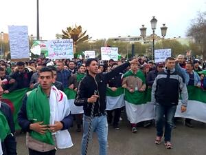 متظاهرون في العاصمة الجزائرية