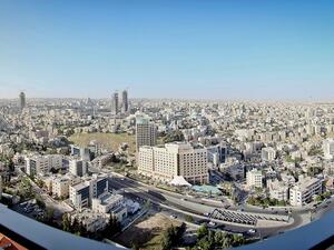 مشهد من العاصمة الاردنية عمان