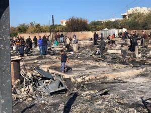 اعتقالات على خلفية إحراق مخيم اللاجئين السوريين في لبنان