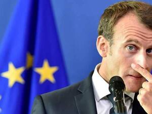 الرئيس الفرنسي ايمانويل ماكرون