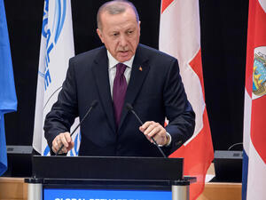  الرئيس التركي رجب طيب أردوغان