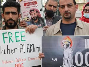 الأسير ماهر الأخرس في وضع صعب بعد مئة يوم من الاضراب عن الطعام