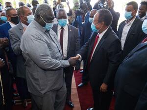 حمدوك يستقبل قادة المتمردين لأول مرة منذ توقيع اتفاق السلام